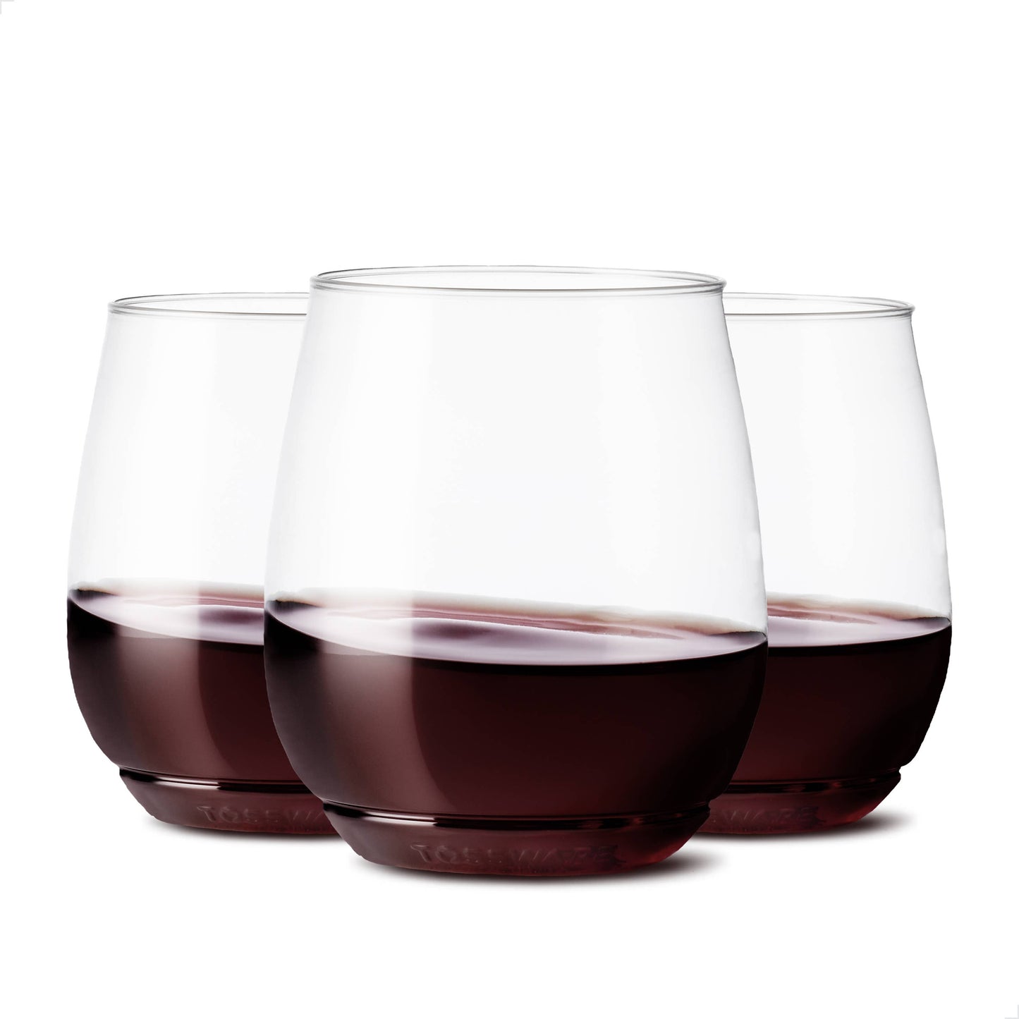 TOSSWARE POP 14oz Vino Cups 3 Pack - Recyclable, BPA-free